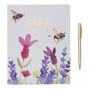 Lavender & Bees Notebook